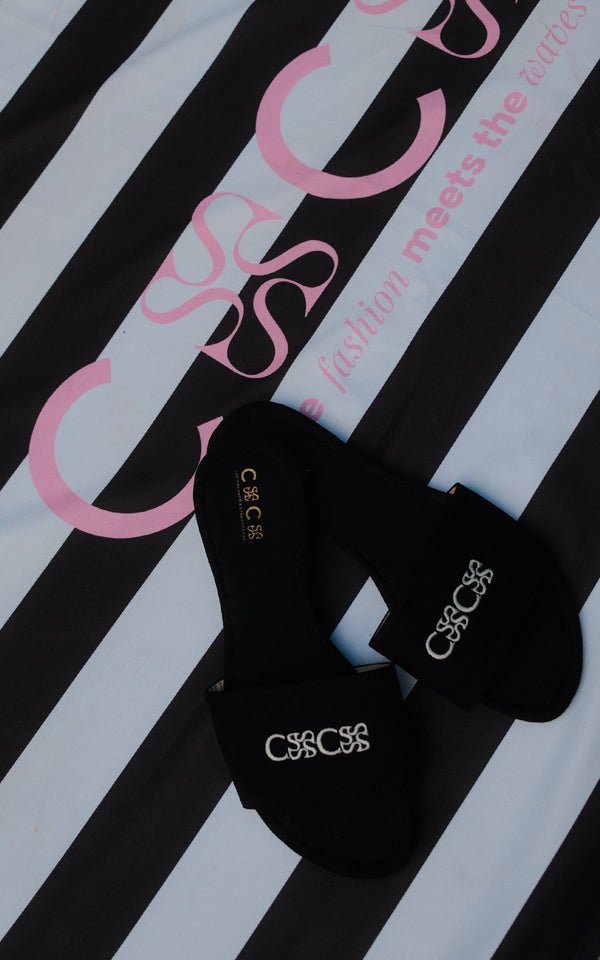 The palms sandals - old black