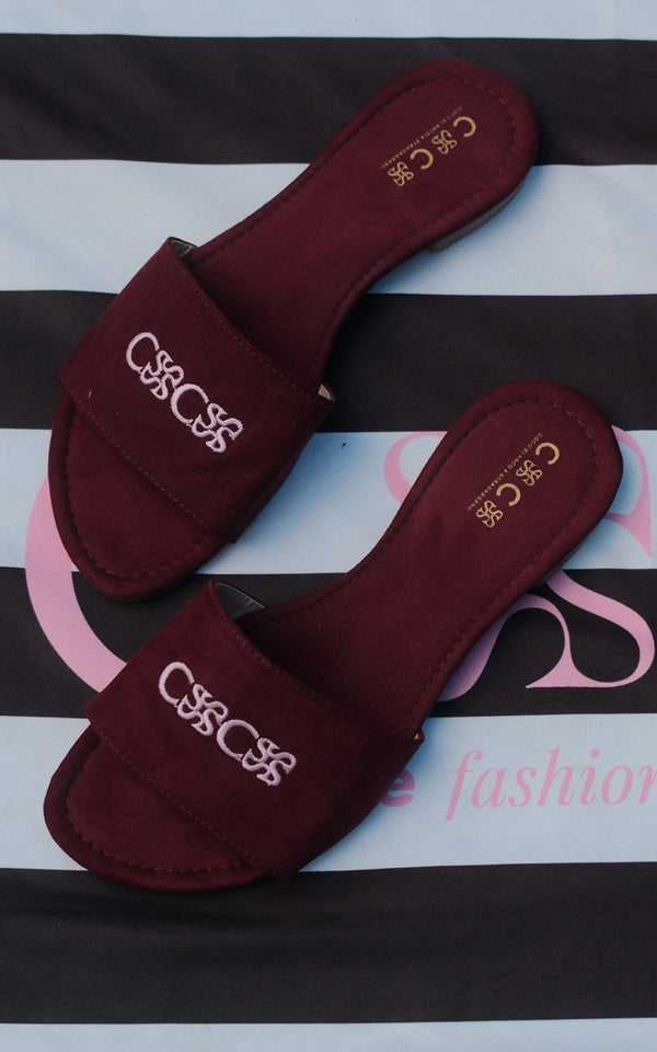 The palms sandals - malibú merlot